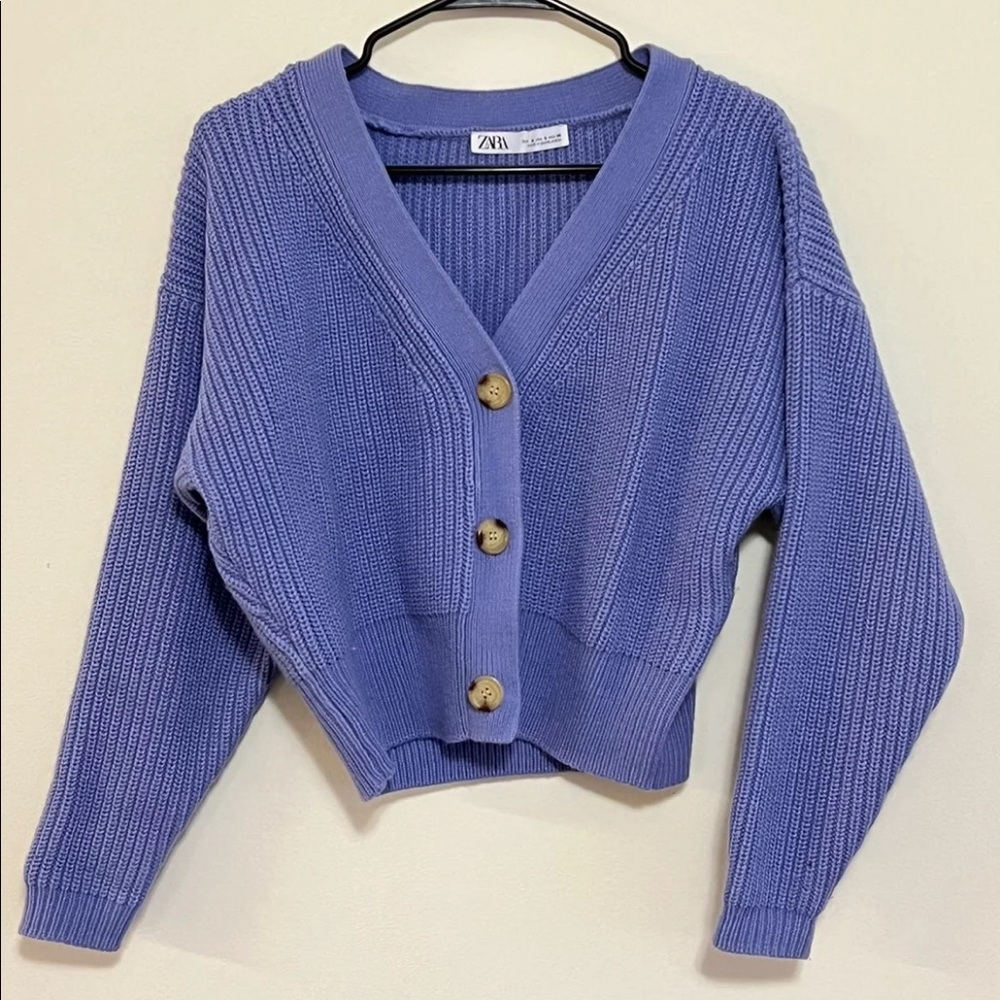 Zara Cardigan Haze Blue